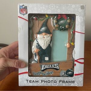 Philadelphia Eagles NFL Gnome Christmas holiday frame New